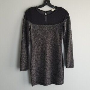 Solemio  Fitted Black Party Dress